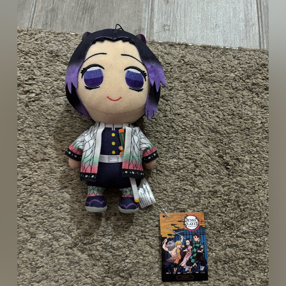 Demon Slayer Aniplex Stuffie/Plushie Ornament - around 9.5” tall.